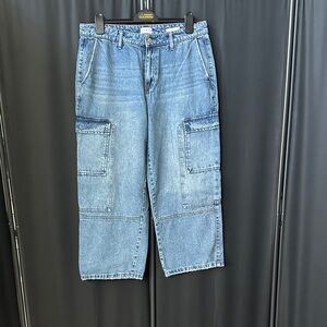 Wonderly Blue Cargo Jeans